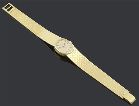 Longines: orologio da polso da donna in oro giallo con quadrante ovale,...