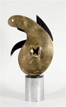Gino Cortellazzo 1927 "Senza titolo" h. tot cm. 60 (43) - scultura in bronzo...