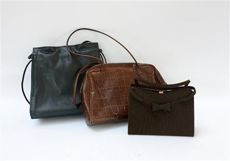 Coccinelle, Luana e anomino. Lotto di tre borse da donna di diverse forme,...