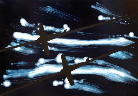 Franco Angeli 1935, Roma (Rm) - 1988, Roma (Rm) - [Italia] Turbolenza smalto...