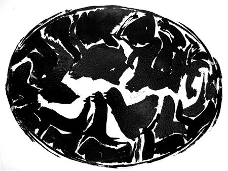 Angelo Savelli 1911, Pizzo (Vv) - 1995, Brescia (Bs) - [Italia] Black oval...