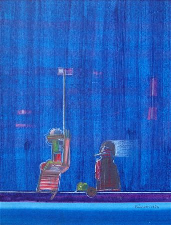 Luigi Rincicotti 1941, Fano (Pu) - [Italia] senza titolo olio su tavola 41x31...