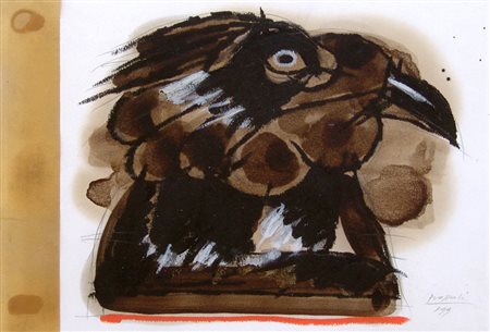 Concetto Pozzati 1935, Vo' (Pd) - [Italia] senza titolo tecnica mista su...