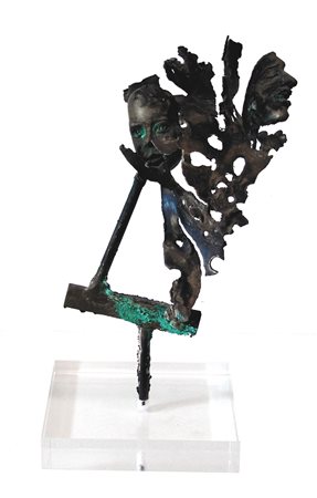 Giovanni Beato 1948, Montelparo (Fm) - [Italia] Figure scultura in bronzo...