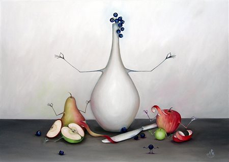 Antonia Pia Bianchimani 1959, Castrovillari (Cs) - [Italia] OM olio su tela...