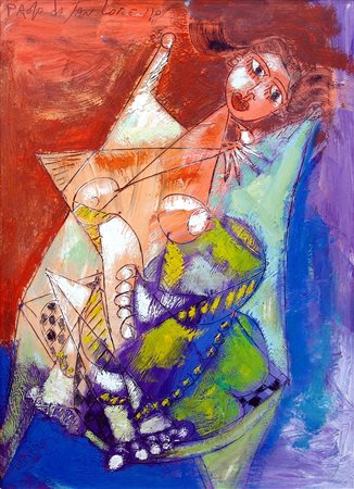 Paolo da San Lorenzo 1935, San Lorenzo in Campo (Pu) - [Italia] Mizöu olio su...