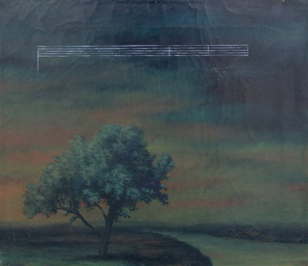 David Klamen 1961, Dixon (Illinois) - [U.S.A.] senza titolo olio su tela...