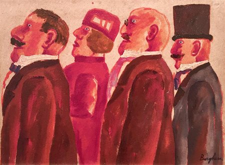 Franz Borghese 1941, Roma (Rm) - 2005, Roma (Rm) - [Italia] senza titolo olio...