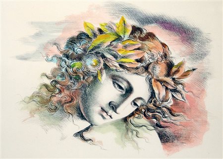 Carlo Maria Mariani 1931, Roma (Rm) - [Italia] Eliade litografia 50x70 cm...