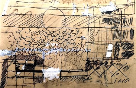 Bruno Saetti 1902, Bologna (Bo) - 1984, Bologna (Bo) - [Italia] senza titolo...