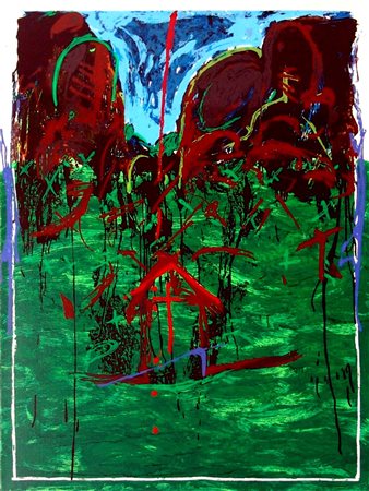 Mario Schifano 1934, Homs (Libia) - 1998, Roma (Rm) - [Italia] Casetta...