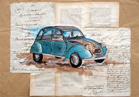 Carlo Capone 1975, Napoli (Na) - [Italia] Citroen 2cv Special tecnica mista...