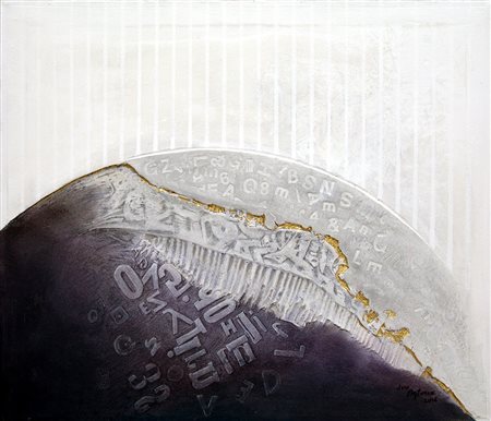 Ivo Batocco 1944, Cingoli (Mc) - [Italia] senza titolo polimaterico su tela...