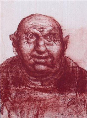 Pietro Annigoni 1910, Milano (Mi) - 1988, Firenze (Fi) - [Italia] Volto...