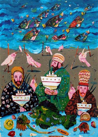 Antonio Possenti 1933, Lucca (Lu) - 2016, Lucca (Lu) - [Italia] Tre marinai...