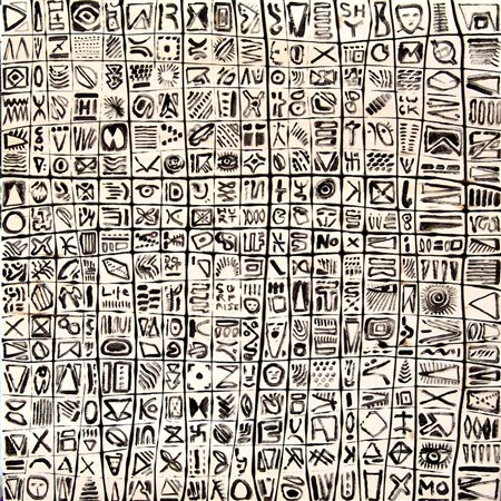 Michele Omiccioli 1981, Fano (Pu) - [Italia] Crittogramma #5 pittura su...