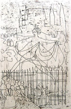 Mino Maccari 1898, Siena (Si) - 1989, Roma (Rm) - [Italia] senza titolo...