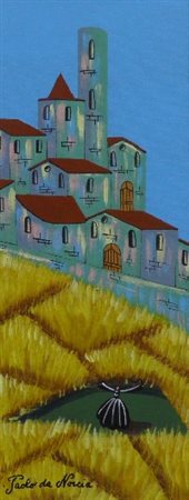 DA NORCIA PAOLO 1953 SENZA TITOLO, 2007 TECNICA MISTA SU TELA cm 50 x 20...