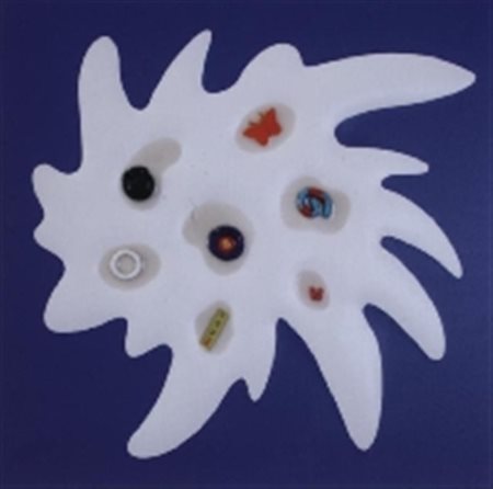 NUCARA RENZO CREMONA 1955 BANG 10-37, 2011 RESINE OGGETTI COLORE SERIGRAFICO...