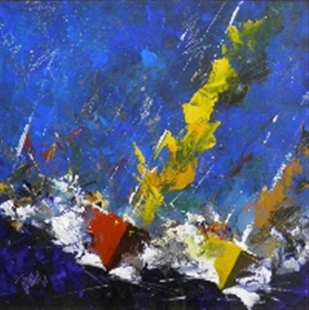 TORALDO FRANCESCO CATANZARO 1974 S.P.Q.R., 2007 ACRILICO SU TAVOLA cm 50 x 50...