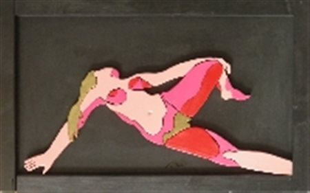 BREDDO PIO VENEZIA 1945 CAPELLI D ORO, 2002 INTARSIO cm 50 x 80 Firma in...