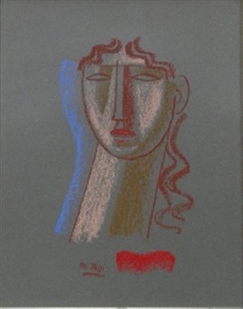 TOZZI MARIO FOSSOMBRONE 1895 PARIGI 1978 SENZA TITOLO SERIGRAFIA SU LASTRA cm...