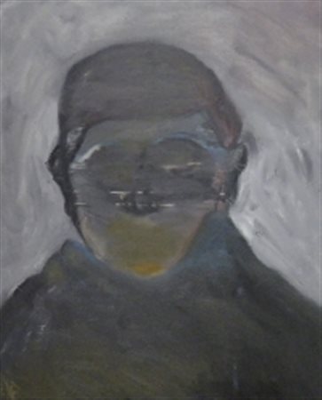 TESSARO MARCO SENZA TITOLO, 1999 OLIO SU TELA cm 100 x 80 Firma e anno al retro