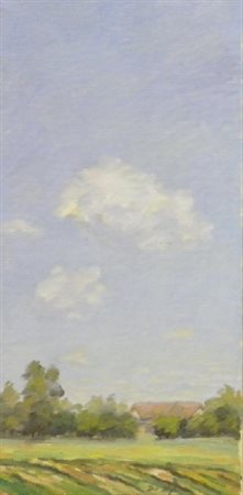 DE STEFANO EMIDIO ORIA (BRINDISI) SENZA TITOLO OLIO SU TELA cm 50 x 25 Firma...