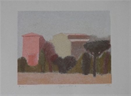 BERALDO FRANCO MEOLO 1944 SENZA TITOLO, 1993 SERIGRAFIA cm 75,5 x 56 Firma,...