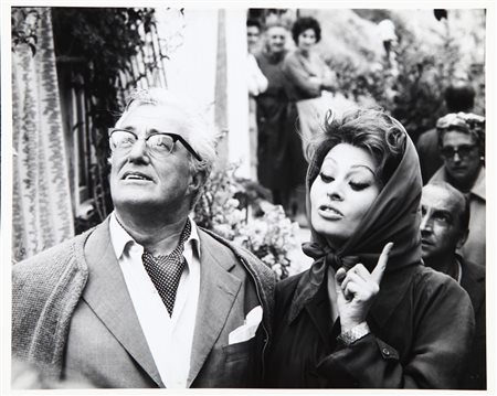 MARCELLO GEPPETTI (1933-1998) S.Loren e V.De Sica (Boccaccio '70) 1962 stampa...