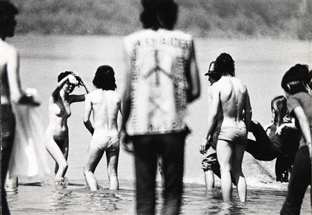 VITALI MASSIMO (1944-) Pop festival a Zerlo (PV) anni '70 stampa alla...