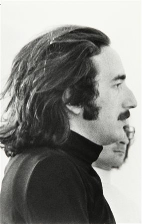 ENRICO CATTANEO (1933-) Ritratto di De Dominicis 1980 circa stampa alla...