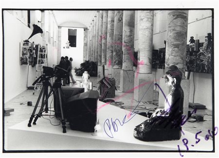 GARGHETTI FABRIZIO (-) Allestimento mostra di J. Paik stampa alla gelatina...