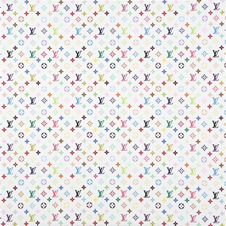 TAKASHI MURAKAMI (1963-) Monogram mini multicolor White 2007 edition canavas...