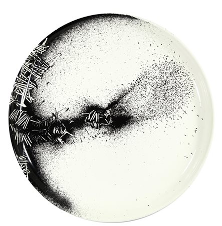 EMILIO SCANAVINO (1922-1986) piatto in ceramica diametro cm 42 esemplare...