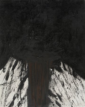 HERMANN NITSCH (1938-) Schuttbild 2007 olio su tela cm 100x80 autentica...
