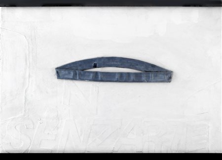 FABIO MAURI (1926-2009) Boccagomma 1990 ferro gesso gomma plastica cm 70x100...