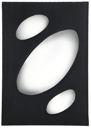 DADAMAINO (EDOARDA MAINO) (1935-2004) Volume 1960 idropittura su tela forata...