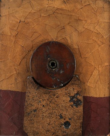 ROBERTO CRIPPA (1921-1972) Sun 1965 sughero su tavola cm 60x50 firmato,...