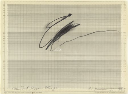 ARNOLF RAINER (1929-) Senza titolo 1970 matita su carta millimetrata cm 30x42...