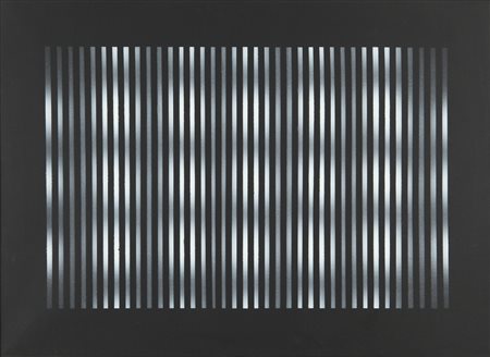 ENNIO FINZI (1931-) Senza titolo 1969 olio su tela cm 50x70 firmato sul retro...