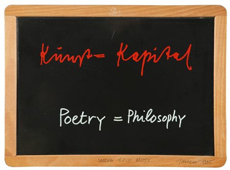 (ISAIA MABELLINI) SARENCO (1945-) Petry=Philosophy 1995 serigrafia e acrilico...