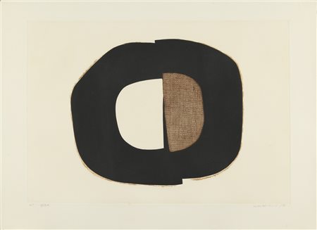 CONRAD MARCA RELLI (1913-2000) senza titolo 1976 incisione su carta cm 57x77...