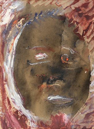 PINOT GALLIZIO (1902-1964) Senza titolo tecnica mista cm50x36 siglato 55 oc 16