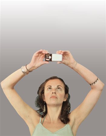 MICHELANGELO PISTOLETTO (1933-) Foto cellulare 2007 serigrafia su acciao inox...