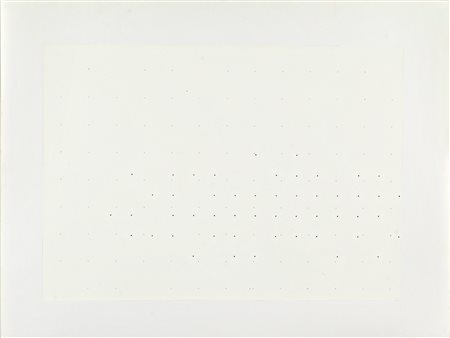 MARCO GASTINI (1938-) Senza titolo 1974 pastelli su carta cm 45x69 firmato e...