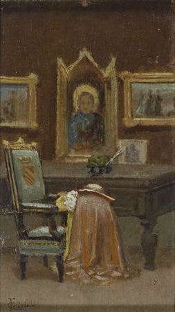 Francesco Gioli (San Frediano a Settimo, 1846 - Firenze, 1922) PREGHIERA,...