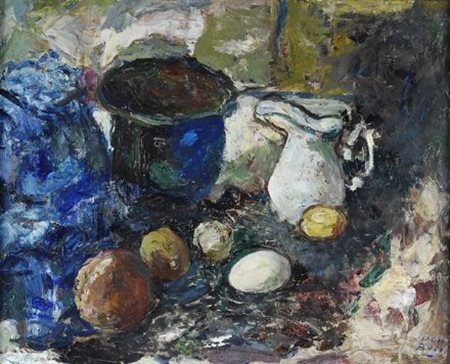 Mario Bucci (Foggia, 1903 - Firenze, 1970) NUDI Tempera su tela, cm. 40,5x50...