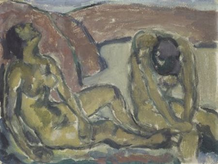 Enrico Ludolf Verworner (Lipsia, 1864 - Dresda, 1927) PAESAGGIO Olio su...