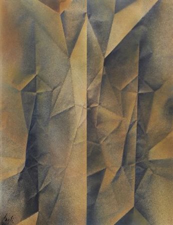 Corrado Cagli (Ancona, 1910 - Roma, 1976) CARTA MUTA, 1964 Olio su carta...